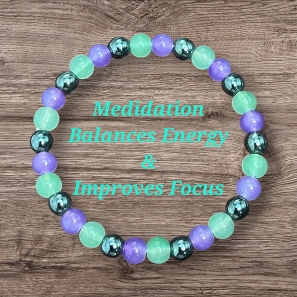 🌟NWT🌟 Meditation Healing Crystal Bracelet. - Picture 1 of 1